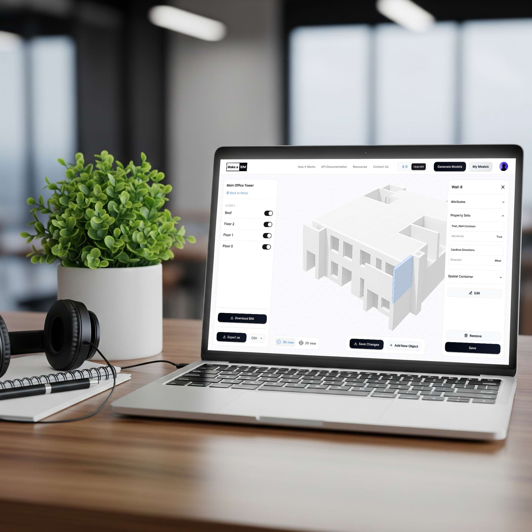 AI generating BIM